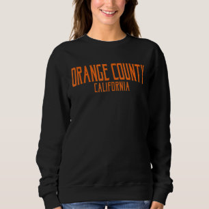 Orange Landkreis California Ca Vintager Text Orang Sweatshirt