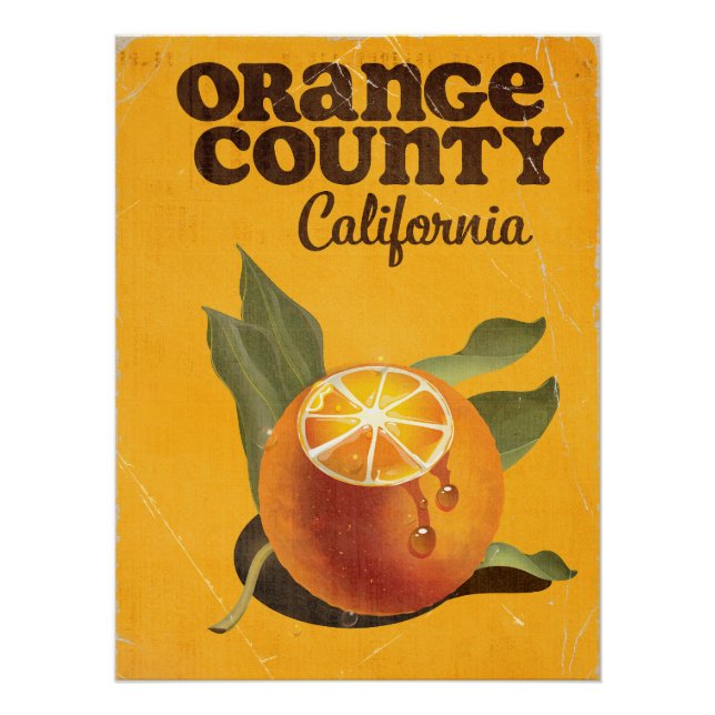 Orange Landkreis California Poster (Vorderseite)