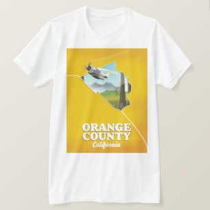 Orange Landkreis California Reiseplakat T-Shirt