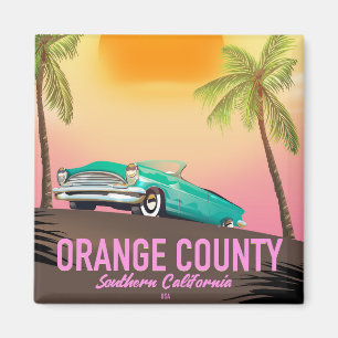 Orange Landkreis California USA Magnet