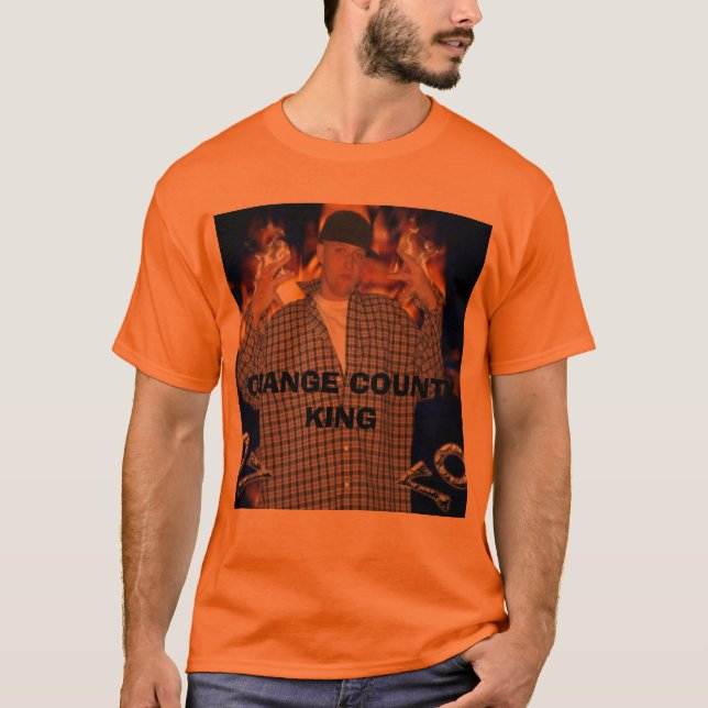 ORANGE LANDKREIS-KÖNIG T-Shirt (Vorderseite)