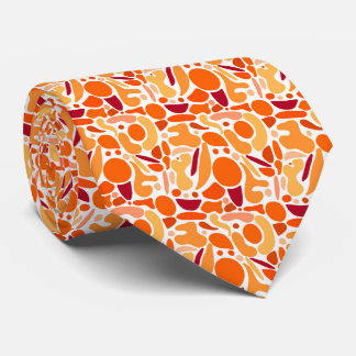 Orange Lava Lamp Krawatte