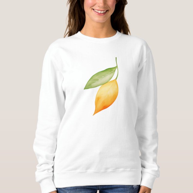 Orange Leaf Sweatshirt (Vorderseite)