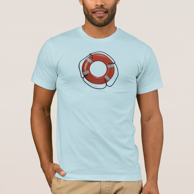 ORANGE LEBENSRETTER T-Shirt (Vorderseite)