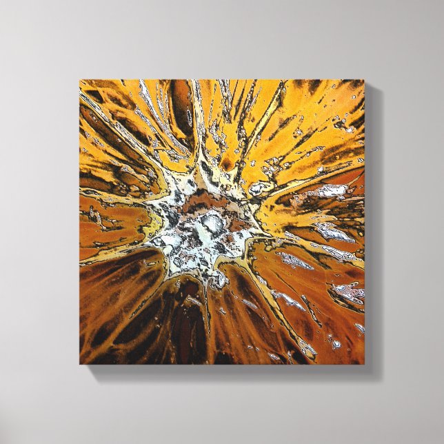 ORANGE LEINWANDDRUCK (Vorderseite)