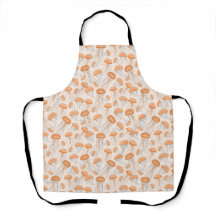 Orange leuchtendes Quallenmuster