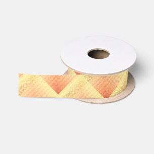 Orange Lichter Satinband