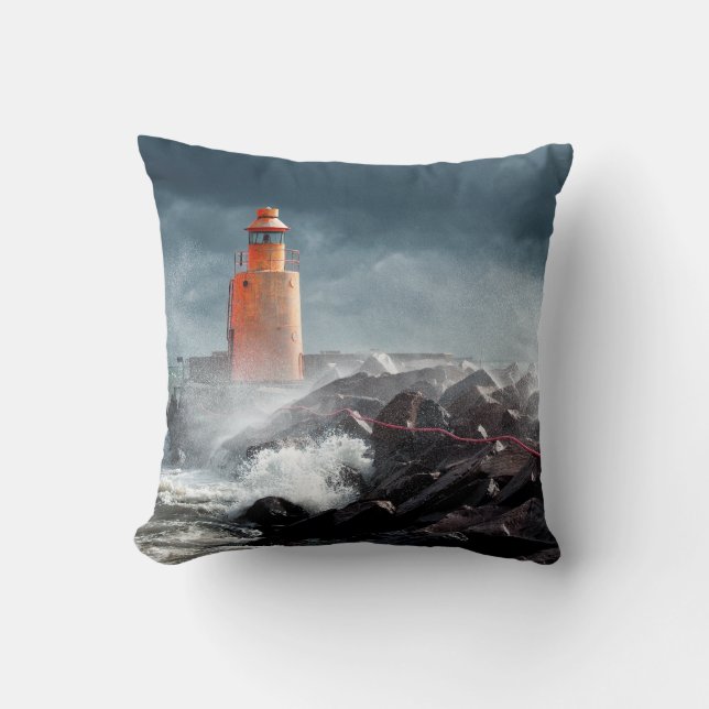 ORANGE LIGHTHOS AUF ROCK KISSEN (Vorderseite)
