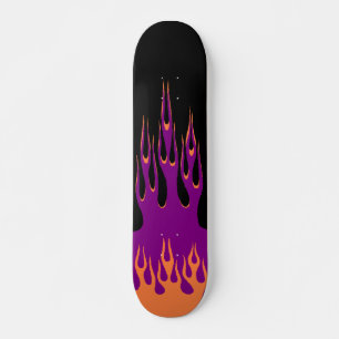 Orange Lila Burn Skateboard
