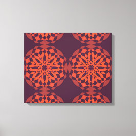 Orange lila coole, einzigartige, trendige Blume ab Leinwanddruck