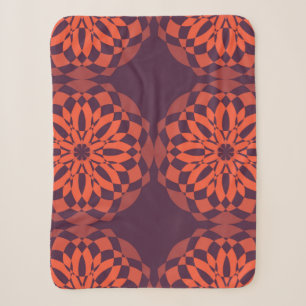 Orange lila coole, einzigartige, trendige Blume ab Sherpadecke