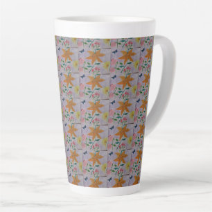 Orange Lily Milchtasse
