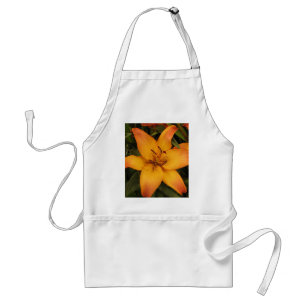 Orange Lily Schürze