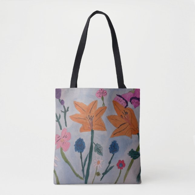 Orange Lily Tote Bag (Vorderseite)