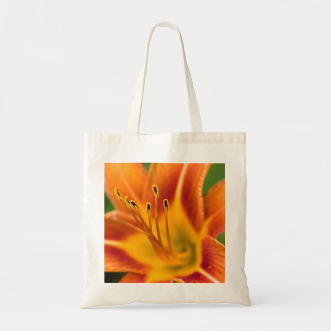 Orange Lily Tragetasche (Vorne)