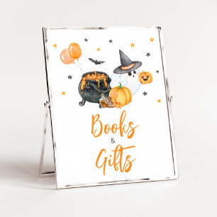 Orange Little Boo Baby Duschbücher und Geschenke Poster