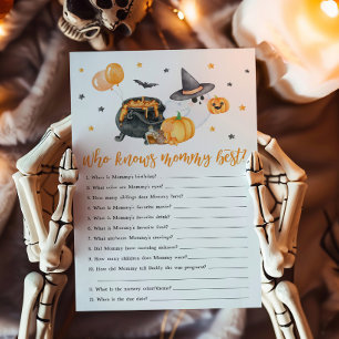 Orange Little Boo Ghost Wer Mommy Best Game kennt