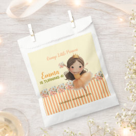 Orange Little Princess Ball Favor Bags Geschenktütchen