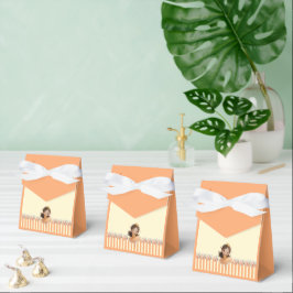 Orange Little Princess Ball Favor Box Geschenkschachtel