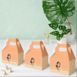 Orange Little Princess Ball Favor Box Geschenkschachtel