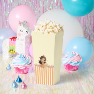 Orange Little Princess Ball Favor Box Geschenkschachtel