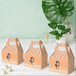 Orange Little Princess Ball Favor Box Geschenkschachtel