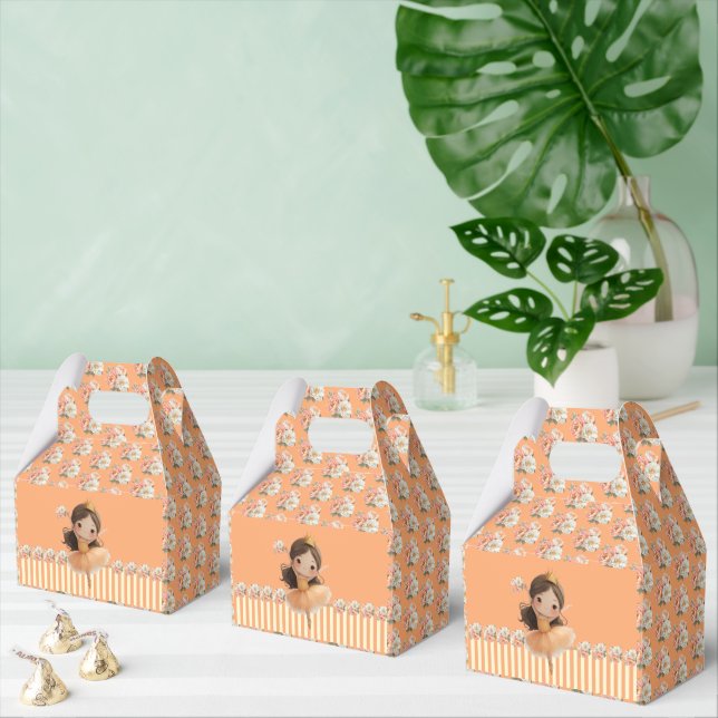 Orange Little Princess Ball Favor Box Geschenkschachtel (Zahlreiche)