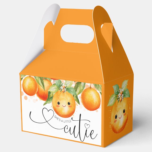 Orange Little Süsse Orange Citrus Baby Dusche Geschenkschachtel (Von Creator hochgeladen)