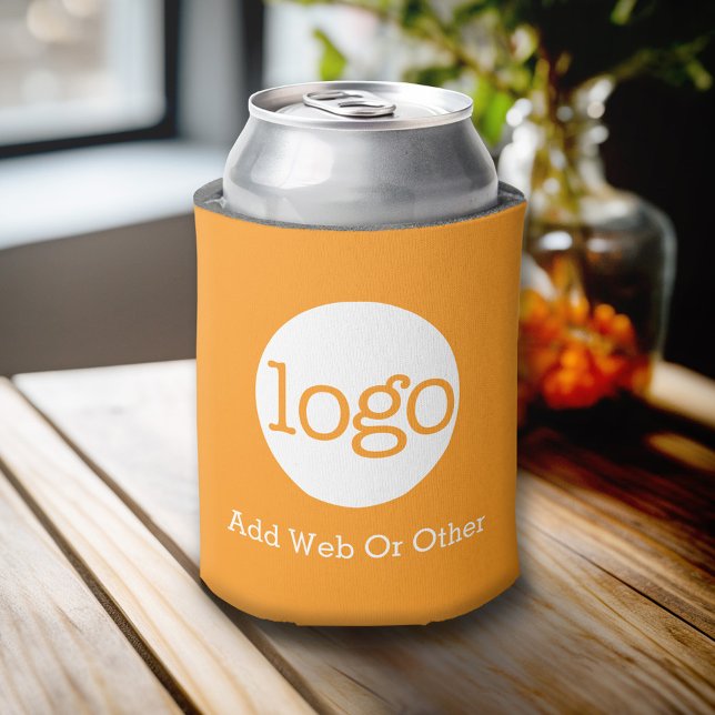 Orange-Logo-Werbung für Unternehmen oder Büros Dosenkühler (Custom Can Cooler)