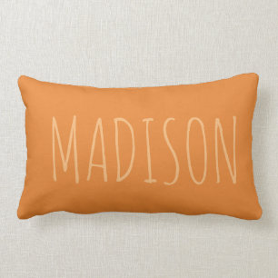 Orange Lumbar Pillow Lendenkissen