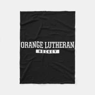 Orange Lutheran High School Eishockey Fleecedecke