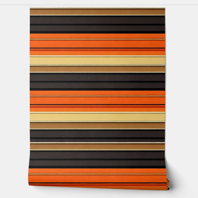 Orange Luxury Trendy Herbst Collection Tapete (Abrollen)