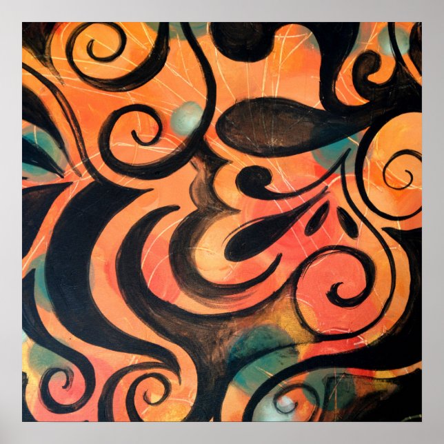 Orange Madness Poster (Vorne)