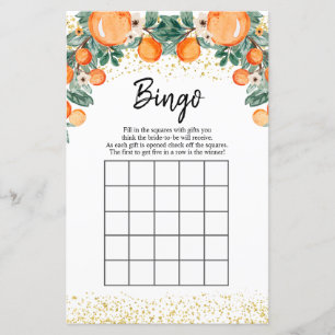 Orange main squeeze Brautparty Bingo Games