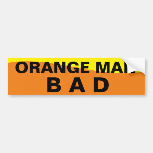 ORANGE MAN BAD AUTOAUFKLEBER