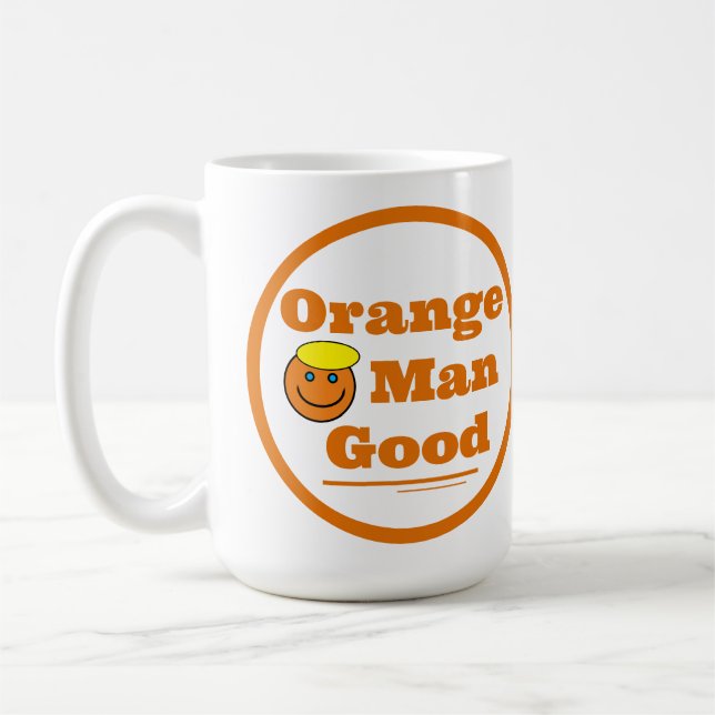Orange Man GOOD Kaffeetasse (Links)