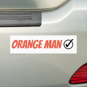 Orange Man Trump Funny Election 2024 Autoaufkleber
