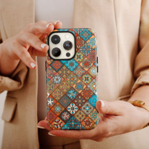 Orange Mandala Ethnic   iPhone 14 Case-Mate Case-Mate iPhone 14 Hülle