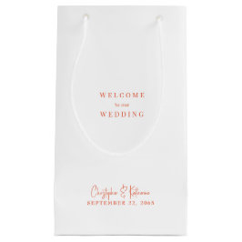 Orange/Mandarine Begrüßungsbeutel Kleine Geschenktüte