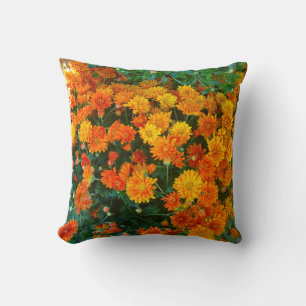 Orange Margarita Daisy Pillow Kissen