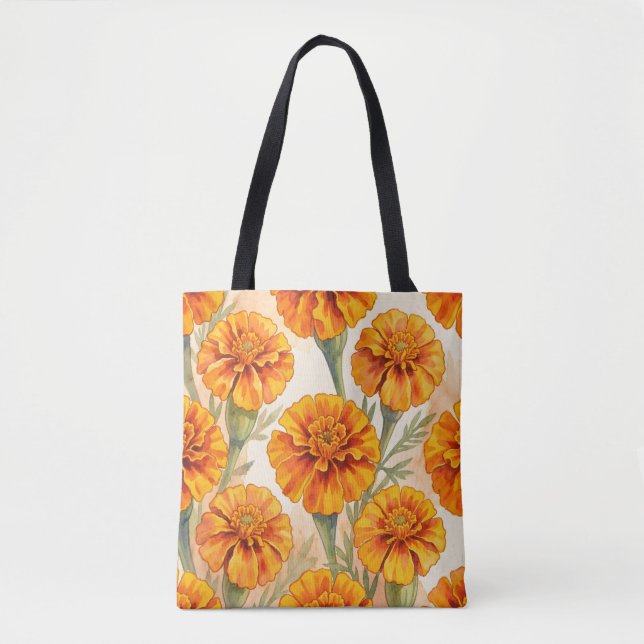 Orange marigold flowers pattern (Vorderseite)