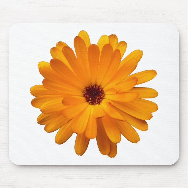 Orange Marigold Mousepad (Vorne)