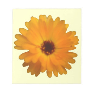 Orange Marigold Notepad Notizblock