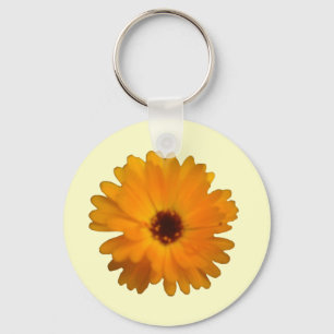 Orange Marigold Schlüsselanhänger