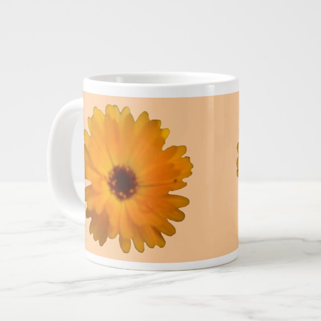 Orange Marigold Tasse (Vorderseite Links)
