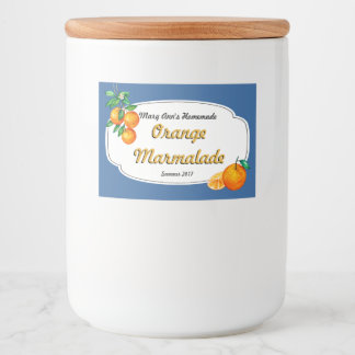 Orange Marmalade Canning Labels Lebensmitteletikett