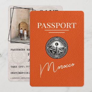 Orange Marokko Reisepass Save The Date