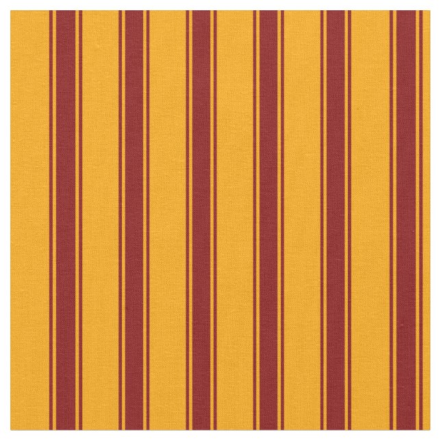 Orange & Maroon Lines Muster Stoff (Nahaufnahme)