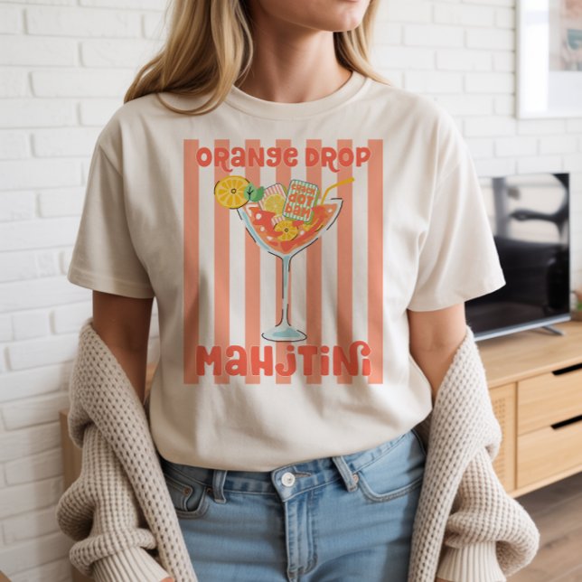 Orange Martini Mahjong T-Shirt (Von Creator hochgeladen)
