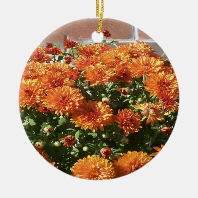 Orange Merigold Ornament (Vorne)